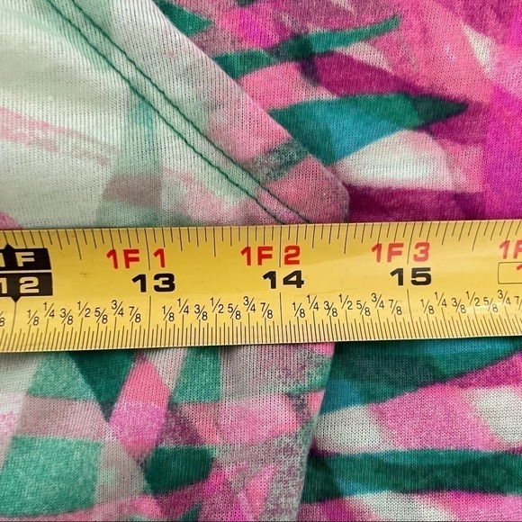 True Freedom Geometric Multi-Color Palm Maxi Dress - Picture 8 of 9